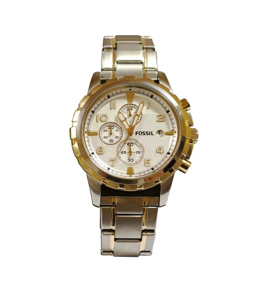 Reloj Fossil cronógrafo dorado para hombre